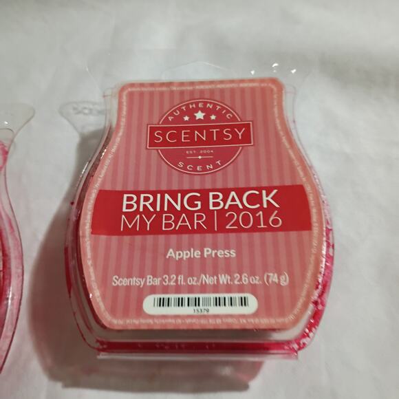 Scentsy Bar APPLE PRESS 3.2 oz Authentic(Set of 2) scented wax - Picture 3 of 5
